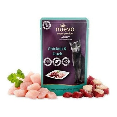 Nuevo cat Adult Chicken & Duck 16 x 85 g