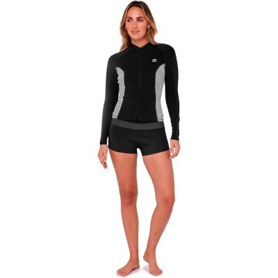 Follow Wms Fz Wetty Top black