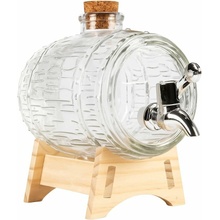 DuraHome Skleněný soudek ŠTĚSTÍ 1000 ml