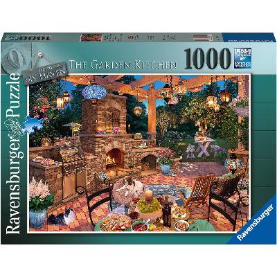 Ravensburger Пъзел Ravensburger от 1000 части - Градинската кухня (17477)
