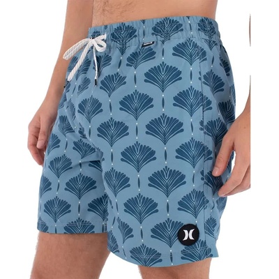 Hurley Бански гащета Hurley Volley Icon Printing Press Arbore swimming shorts - Blue (Worker Blue)