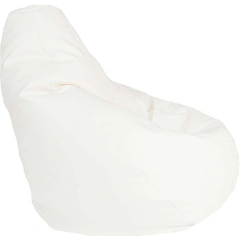 Image 1 of PUFRELAX Пуф, круша, 220л. , Nirvana Hobbit - Alb, Еко кожа, Пълнеж от полистиролни перли (PUF-G-NH-CR-WH)