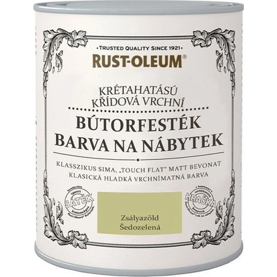 Rust-Oleum vintage Barevný email křídový, šedozelený, matný, 750 ml