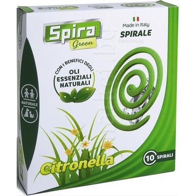 Green Spira Спирали против комари с цитронела 10бр (2926)