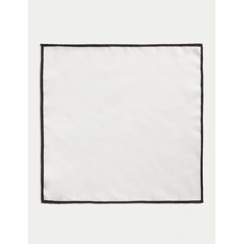Marks & Spencer Кърпичка за джоб от чисто коприна Marks & Spencer бяла Marks & Spencer | Byal | МЪЖЕ | ЕДИН РАЗМЕР