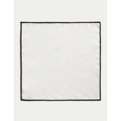 Marks & Spencer Кърпичка за джоб от чисто коприна Marks & Spencer бяла Marks & Spencer | Byal | МЪЖЕ | ЕДИН РАЗМЕР