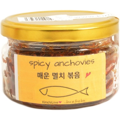 KimchiLove Sušené pikantní ančovičky bez konzervantů 250 g