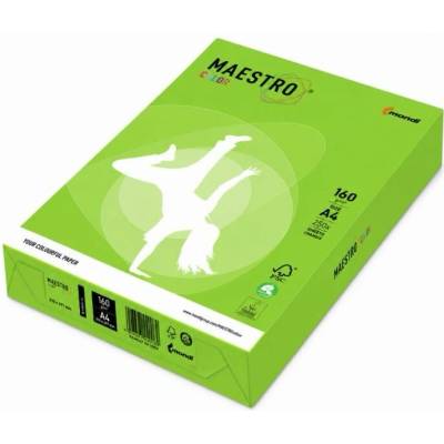 Maestro barevný papír A4, 160g,250l, jarní zelená