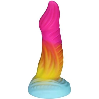 Passion labs Лепяща се отливка - нестандартно дилдо "foosbin color" 20.5 см