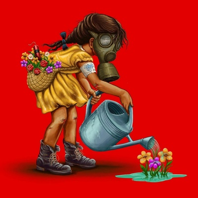 Stick To Your Guns: Keep Planting Flowers (Coloured Red & Yellow Galaxy Vinyl) - Vinyl LP