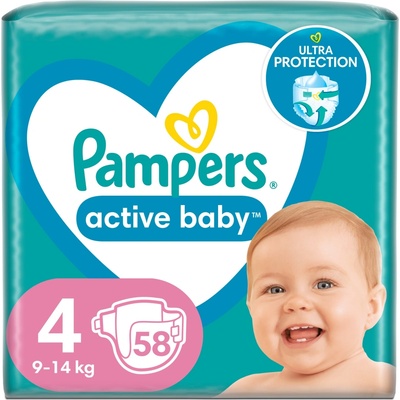 Pampers Active Baby 4 58 ks