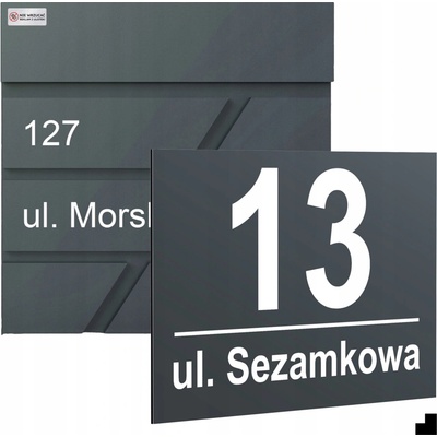 Číslo na dom Printima hliníkové 32 x 21 cm