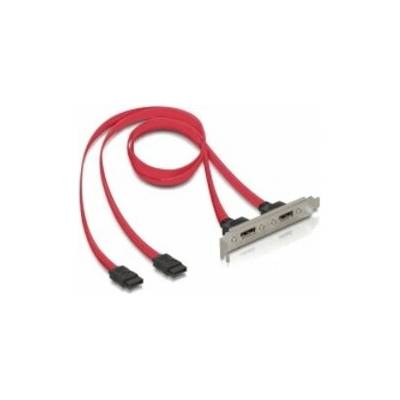 Delock Slotbracket 2x internal SATA to 2 65116