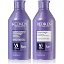 Redken Color Extend Blondage fialový šampon neutralizující žluté tóny 500 ml + fialový kondicionér neutralizující žluté tóny 500 ml kosmetická sada