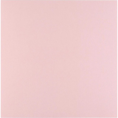 FLORENCE Jednobarevné Linen Cardstock Paper/ Rose