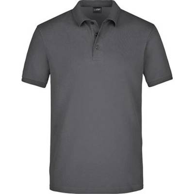 James & Nicholson pánská polokošile JN710 Graphite Solid
