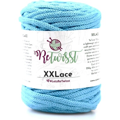 ReTwisst XXLace 18 modrá tyrkys