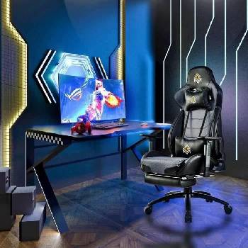 Image 1 of CGM Геймърси стол CGM Rocking Function Черен