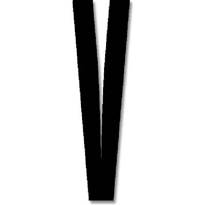 Design Letters Буква Design Letters V акрил 8 см черна (30201600V)