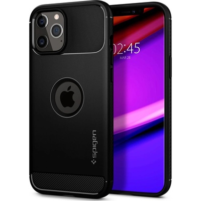 Spigen Rugged Armor iPhone 12/iPhone 12 Pro čierne
