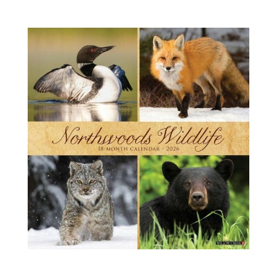 Northwoods Wildlife 12 X 12 Wall 2026