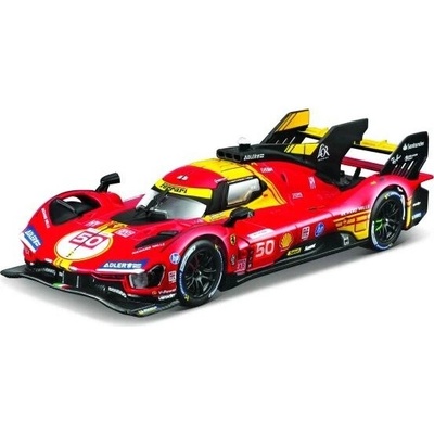 Bburago Ferrari Racing 499P č.50- 24H Le Mans Champion 2024 1:43