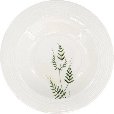by inspire Porcelánový polévkový talíř Croft Vážka 23cm, zelená