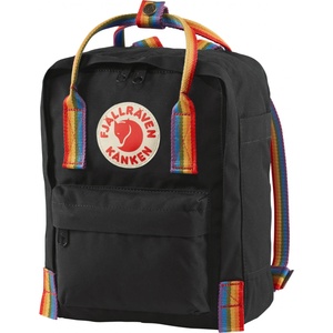 Fjällräven Дневна раница Fjällräven Kånken Rainbow Mini 7 Daypack - Black / Rainbow Pattern - размер One Size (502-3915-0311)