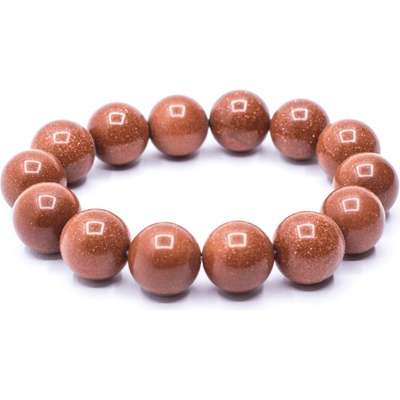 Milujeme Kameny avanturín oranžový syntetický kulička NK28