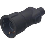 Legrand Куплунг черен 2P+Т 16A ІР44 250V гумиран - 050197 (050197)