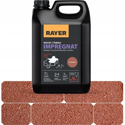 Impregnace na zámkovou dlažbu Rayer červená 5 l
