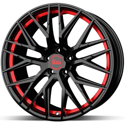 MAM RS4 8x18 5x114,3 ET40 black red