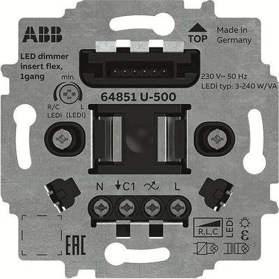 ABB 2CKA006500A0013 Přístroj stmívače LED flex, pro krátkocestné ovládání (typ 64851 U-500)