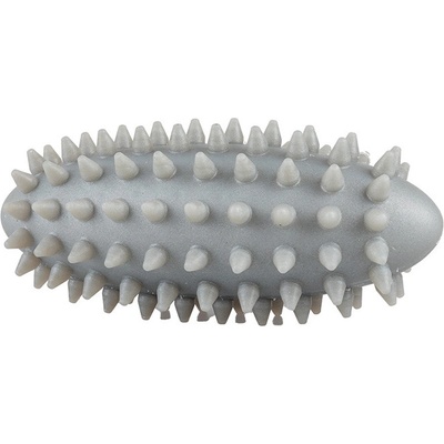 JAKOBS Masážní vajíčko s bodlinkami 11 cm plněné pískem 250 g - šedá