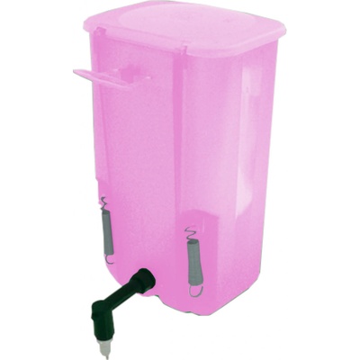 TOPTRADE napáječka závěsná univerzální plastová 45° 1 l