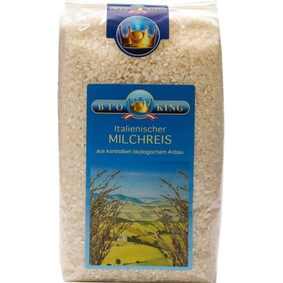 BioKing Bio rýže na risotto a mléčnou rýži 1 kg
