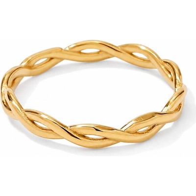 Olivie 10337 Prepletený prsteň GOLD