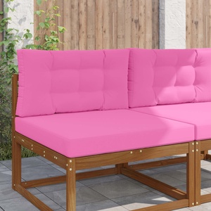 vidaXL Възглавница за диван на открито Полиестер Розово 80 x 80 cm (900861)