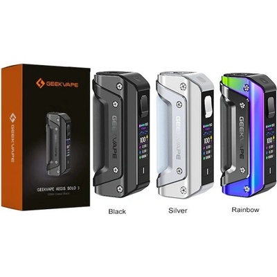 GeekVape Aegis Solo 3 MOD 100W Rainbow – Hledejceny.cz