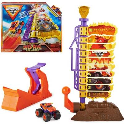 MONSTER JAM Hrací set El Toro Loco Big Air Challenge 1:64