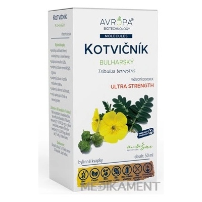 AVROPA Kotvičník Bulharský bylinné kvapky 50 ml