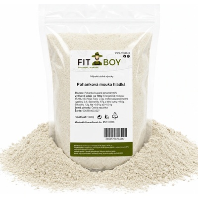 Fitboy Pohánková múka hladká 1 kg