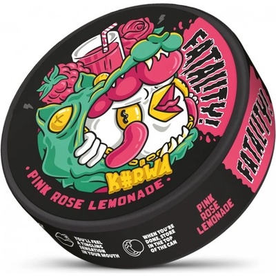 Kurwa Fatality nikotínové vrecká pink rose lemonade 46,9 mg/g 20 vrecúšok