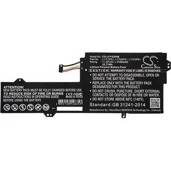Image 1 of Cameron Sino Батерия за лаптоп LENOVO IdeaPad 320S-13IKB, V530s, Yoga 520 12, L17C3P61 LiPo 11.52V 3100 mAh CAMERON SINO (CS-LVY520NB)