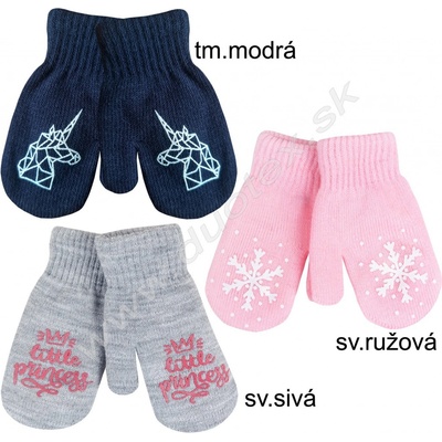 YO Rukavice RED-0117G sv.sivá