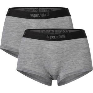 super. natural Дамско бельо super. natural Women's Tundra 175 Hipster 2 Pack Briefs - Cashmere Grey Melange / Cashmere Grey Melange (114-2944-0314)