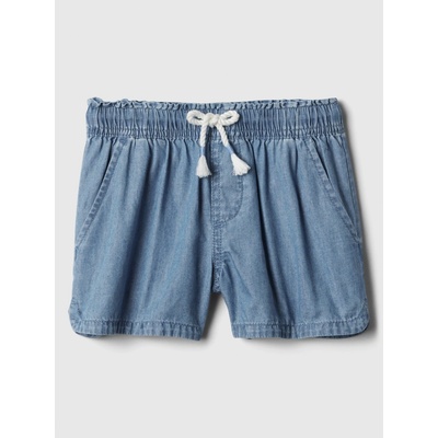 Gap dětské chambray kraťasy Modrá