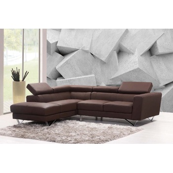 DIMEX ART s. r. o Самозалепваща се флизелинова фототапета абстрактен бетонен камък 375 x 250 см