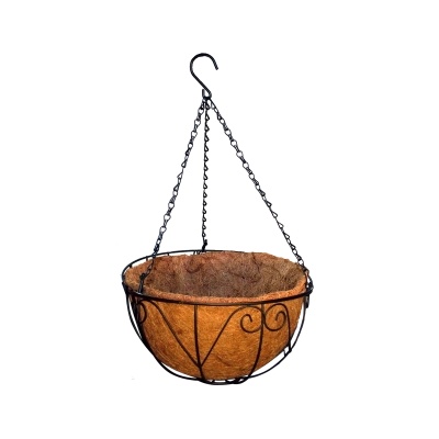 HORECANO Кокосова саксия кошница кръг 35см (cgf10216-14)l (019777)