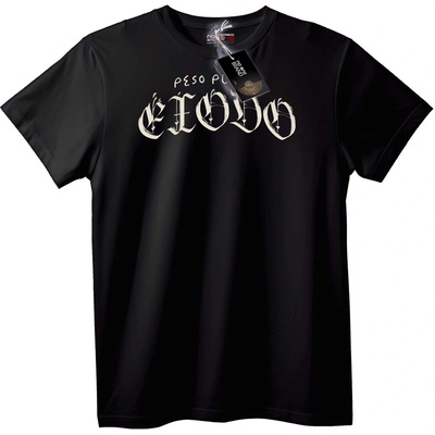 NOONEBRAND Тениска Peso P ELOVO - 7XL, Black